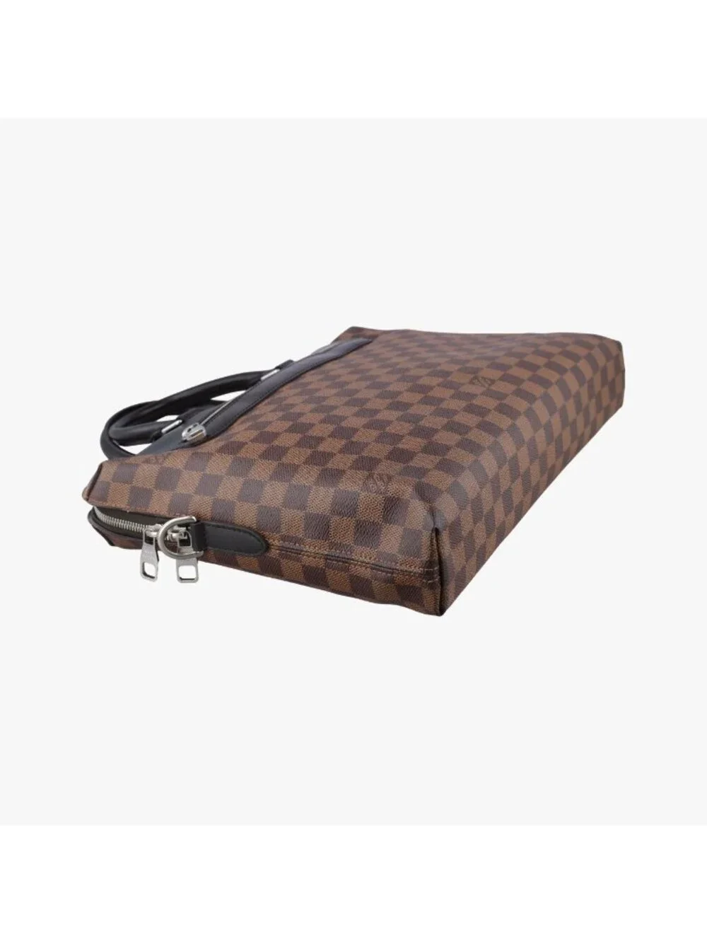 Louis Vuitton Pdj Porte Documents Jules Ebene Noir Damier Canvas Leather